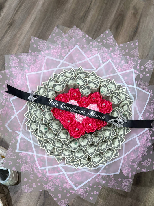 Heart of Money-LuxuryMoney Bouquet