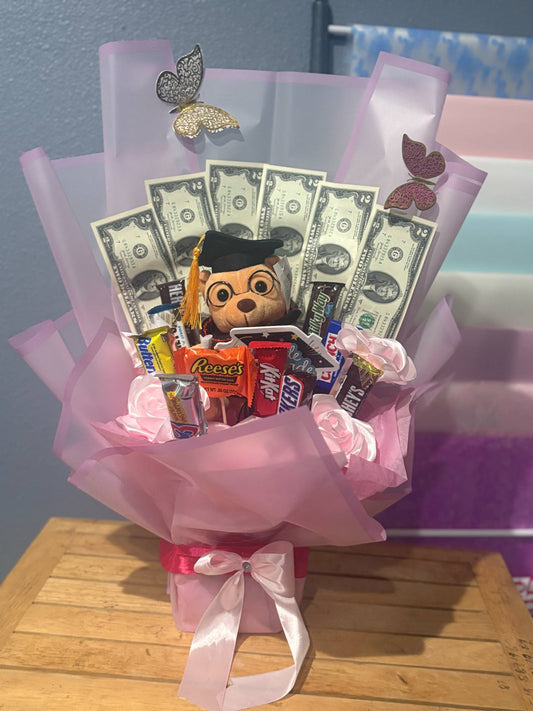 Candy Arrangement With Money