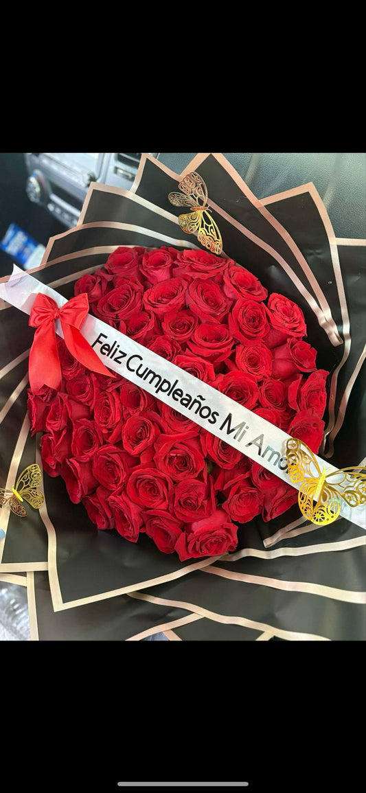 100 fresh Roses